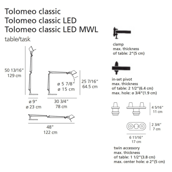 artemide tolomeo