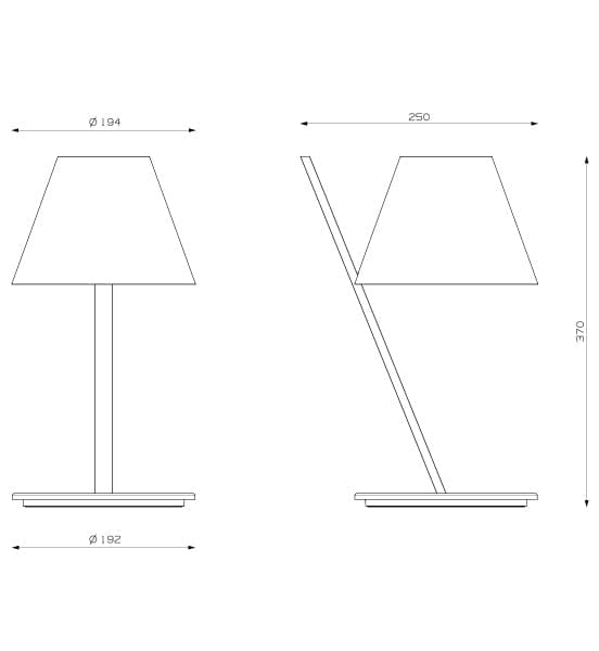 la petite table lamp artemide Andrea Quaglio  Manuela Simonelli dimensions