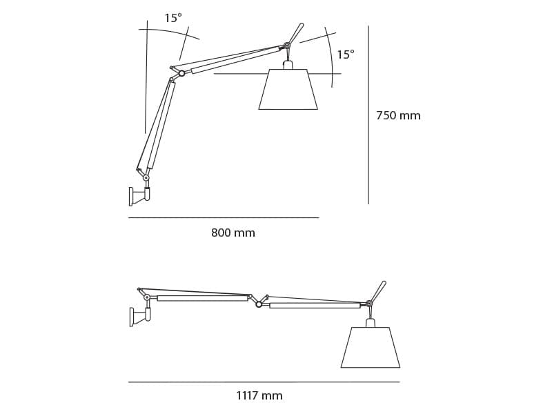 tolomeo basculante parete artemide michele de lucchi giancarlo fassina