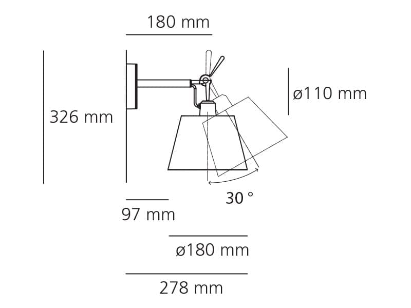 tolomeo diffusore 18 artemide michele de lucchi giancarlo fassina