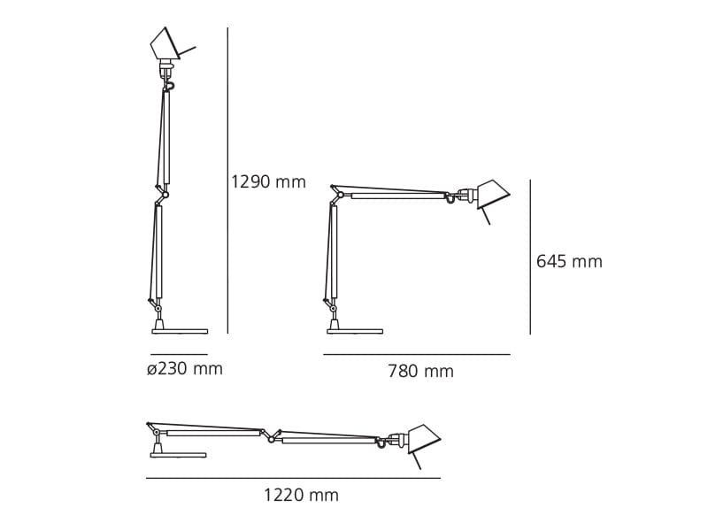 tolomeo artemide michele de lucchi lampada da tavolo