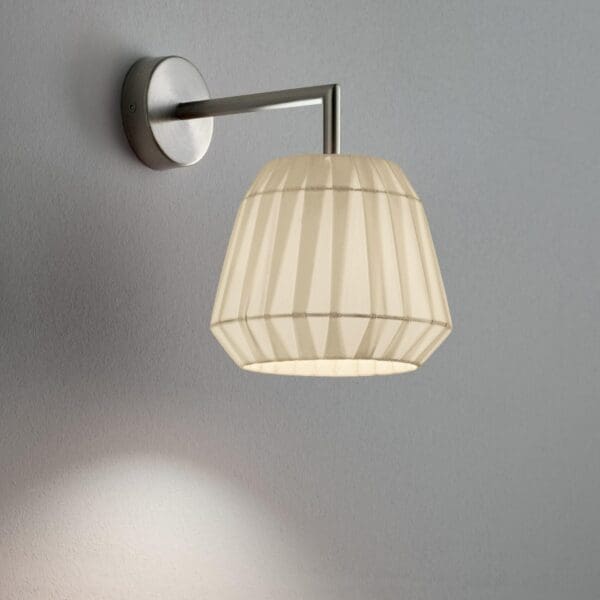 loto modo annarosa romano bruno menegon plissé applique lampada da parete