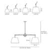 artemide tolomeo SUSPENSION 2 ARMS