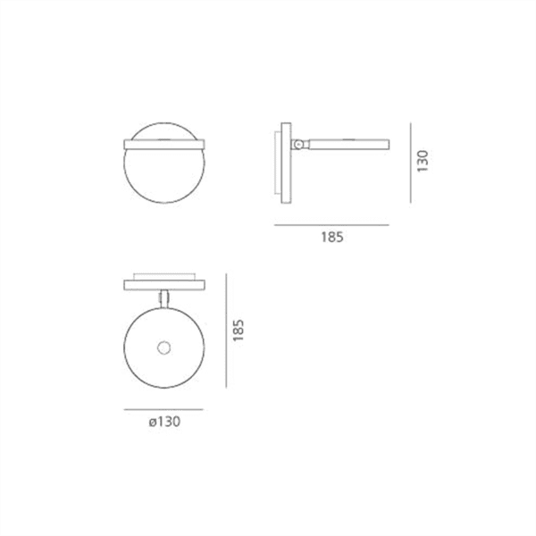 artemide demetra faretto