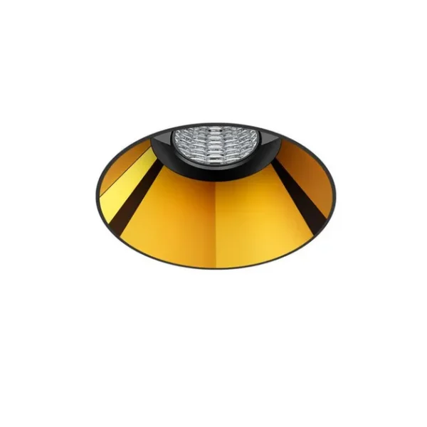 Arkoslight SHOT LIGHT TRIMLESS - fascio 38º - 3000K - Nero Metallic Gold