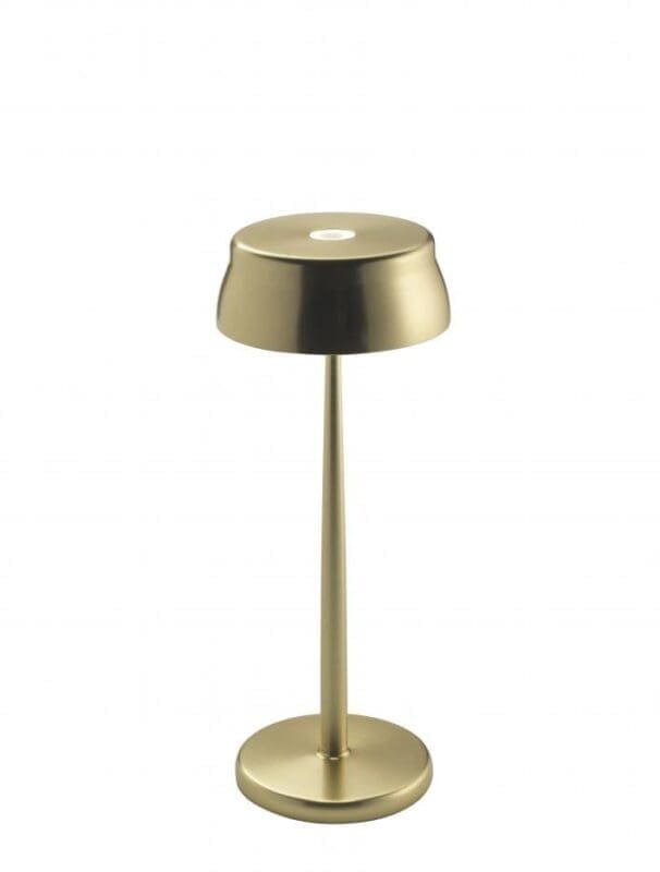 Zafferano SISTER LIGHT oro anodizzato - 13,2 x 11,6 - h 32,8 cm