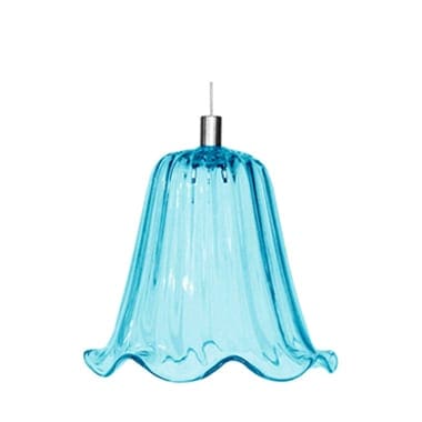 Karman CERAUNAVOLTA modello C Tiffany turchese - 13 x h.12,5 cm