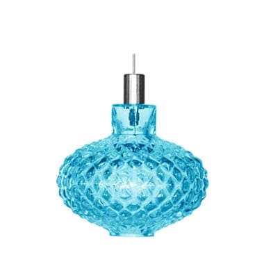 Karman CERAUNAVOLTA modello E Tiffany turchese - 8,5 x h.7,5 cm