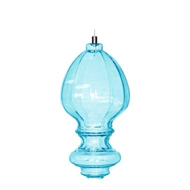 Karman CERAUNAVOLTA modello N Tiffany turchese - 16 x h.32 cm