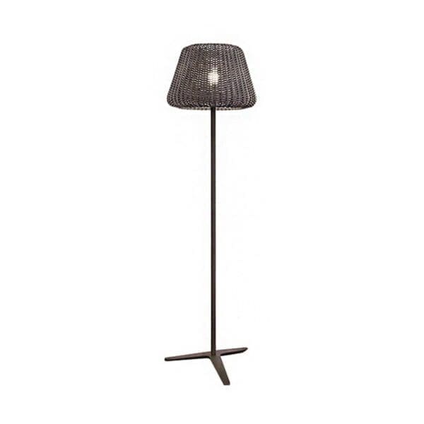 Panzeri RALPH - Outdoor  Lampada da terra in rattan MARRONE - D. 35 X H.115 CM