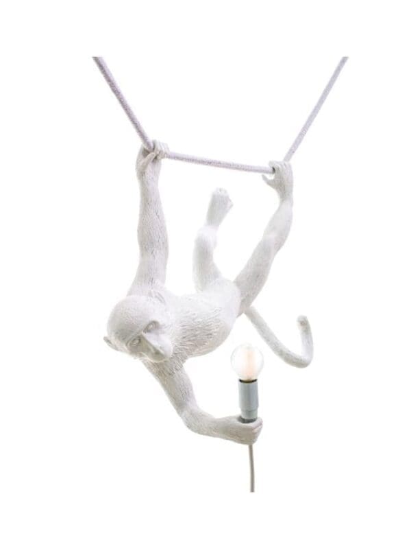 Seletti MONKEY LAMP – swing indoor – white