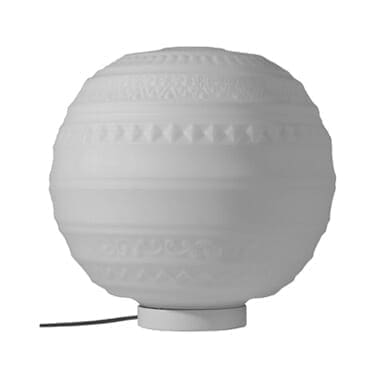 Karman BRAILLE lampada da tavolo - D.25cm H.25cm - bianca