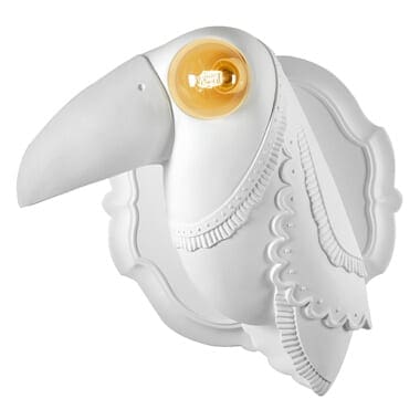 Karman CUBANO applique bianca - cm47x20  H 45cm