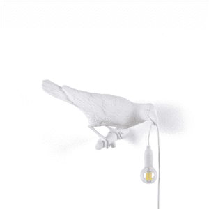 Seletti BIRD LAMP – looking Right outdoor – white