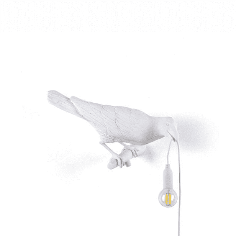 Seletti BIRD LAMP – looking Right outdoor – white