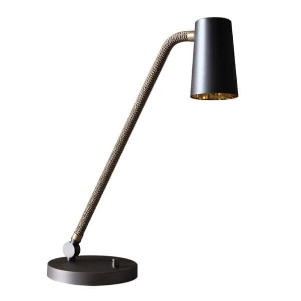 Contardi UP desk - bronzo ottone con diffusore bronzo interno oro