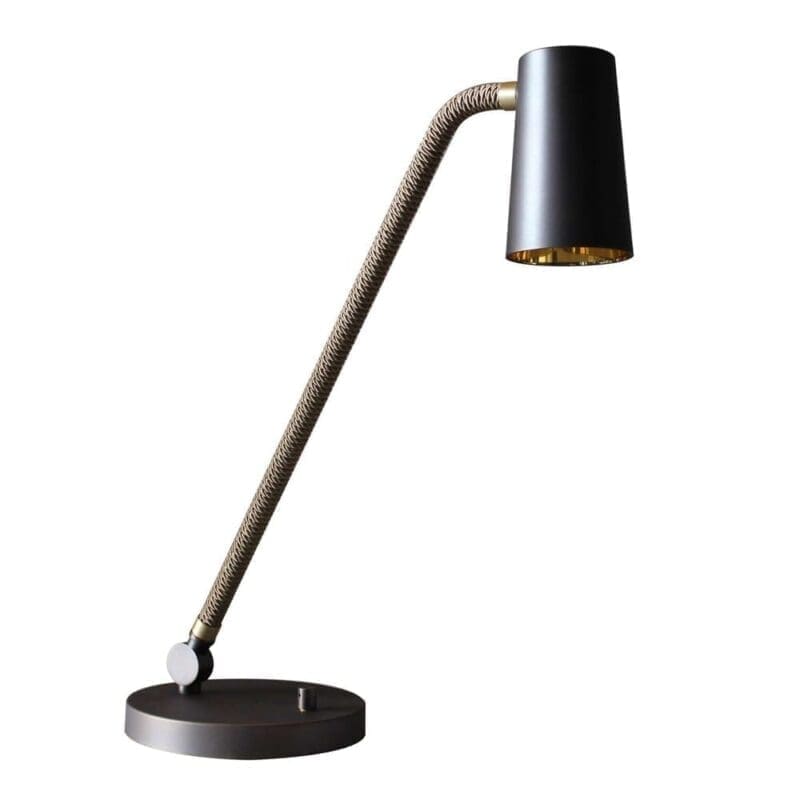 Contardi UP desk - bronzo ottone con diffusore bronzo interno oro