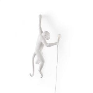 Seletti MONKEY LAMP – hanging left hand outdoor – white