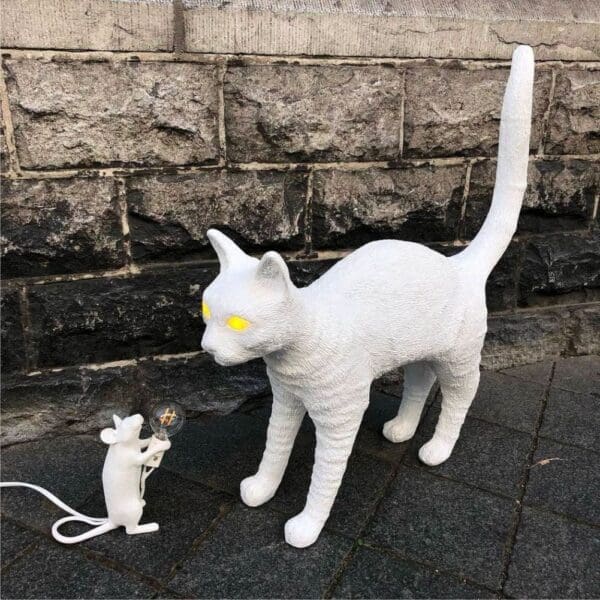 Seletti CAT LAMP – felix white 