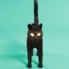 Seletti CAT LAMP – felix white black