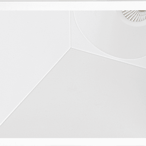 ARKOSLIGHT SWAP SQUARE ASIMMETRICO - 7W 3000K Dimmer - bianco