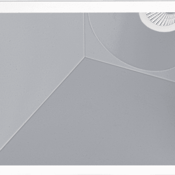 ARKOSLIGHT SWAP SQUARE ASIMMETRICO - 7W 3000K CRI90 - alluminio