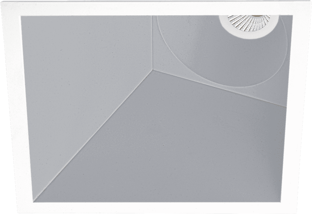 ARKOSLIGHT SWAP SQUARE ASIMMETRICO - 7W 3000K CRI90 - alluminio
