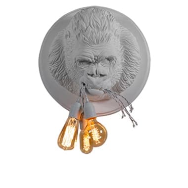 Karman UGO RILLA applique bianco - D.41,5cm x 24cm