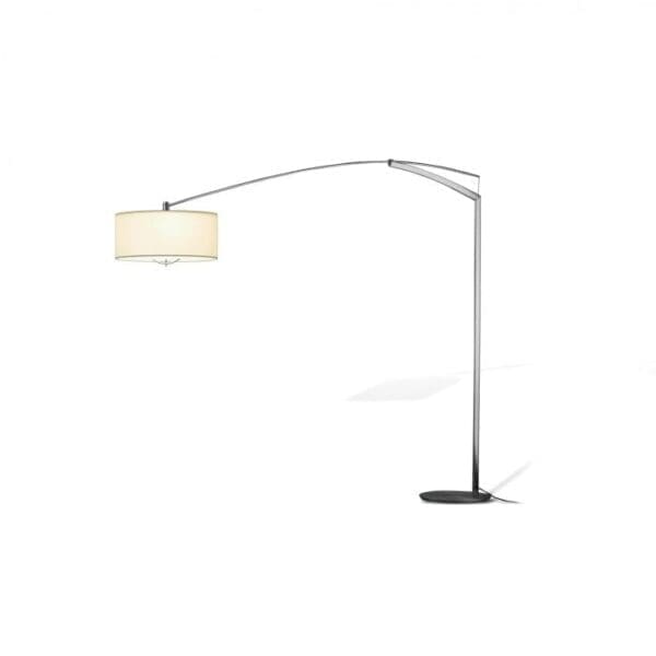 Vibia BALANCE 5191 diffusore in carta 215cm – cromo e finitura metallica