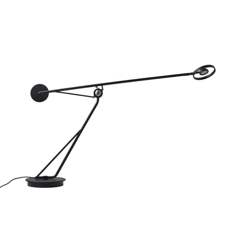 DCW Edition AARO TABLE - alluminio acciaio e vetro opale
