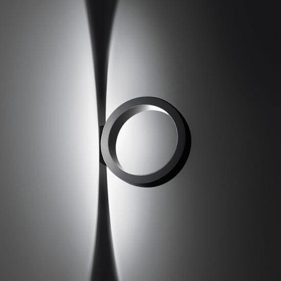 Cini&Nils ASSOLO on off – led alimentatore incluso – nero con piastra tonda