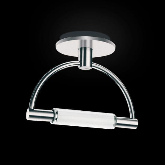 Cini&Nils GRADI minisoffitto LED tuttopalescente – dimmer taglio fase – nichel satinato