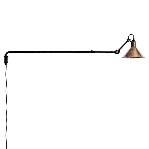 DCW Edition LAMPE GRAS N°213 - nero metallo ramato grezzo