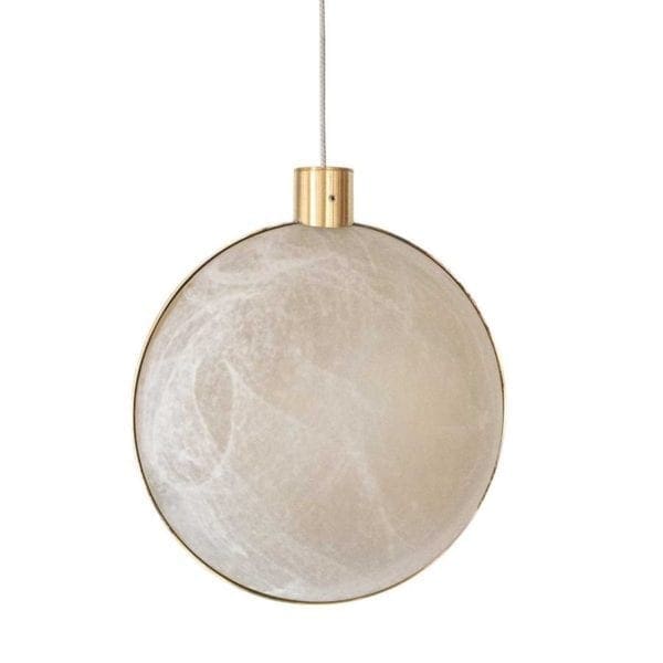 DCW Edition LUNE - ottone naturale e vetro