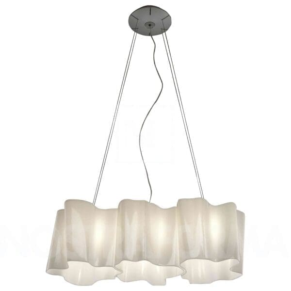 Artemide LOGICO SUSPENSION 3 IN LINEA - diffusore fumè