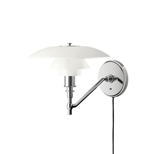 Louis Poulsen PH 3/2 parete - vetro bianco opalino