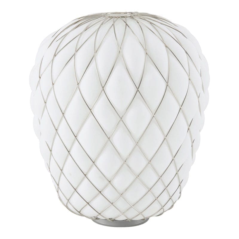 Fontana Arte PINECONE grande tavolo - bianco,cromo