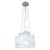 Artemide LOGICO MINI SUSPENSION 3X120° - diffusore seta lucido