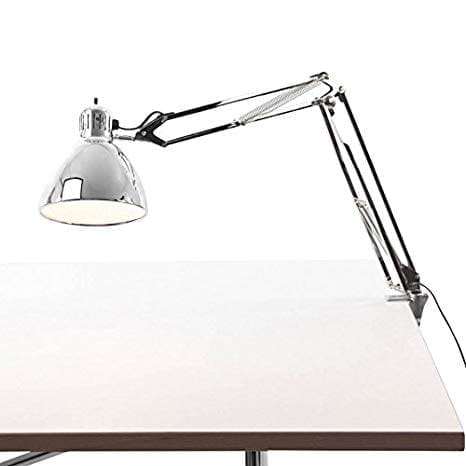 Fontana Arte NASKA 50 con morsetto - cromo nero