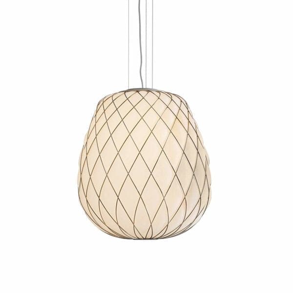 Fontana Arte PINECONE suspension 50 - white chrome
