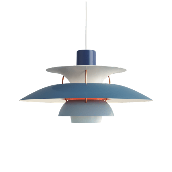 Louis Poulsen PH 5 sospensione D. 50cm - sfumature di blu