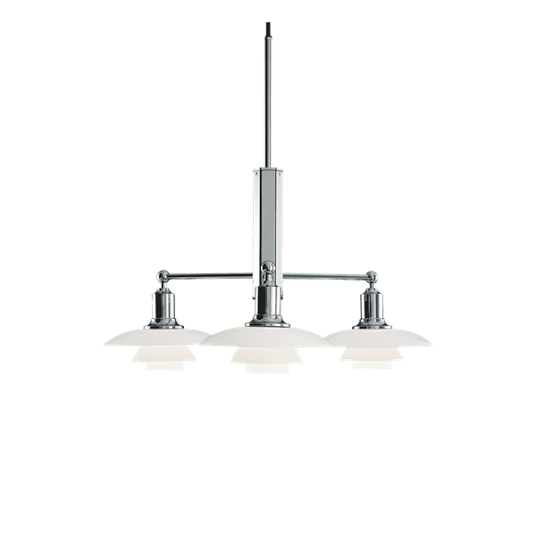 Louis Poulsen PH 2/1 sospensione rigida - cromo extra lucido