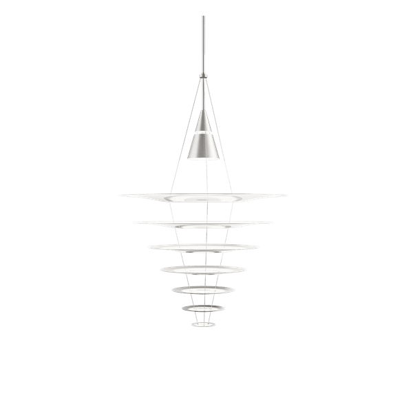 Louis Poulsen ENIGMA 825 sospensione - alluminio spazzolato
