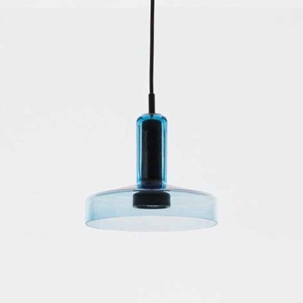 Artemide STABLIGHT "C" - nero diffusore acquamarina