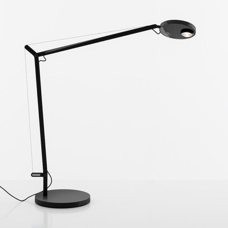 Artemide DEMETRA PROFESSIONAL TABLE 3000k - con rilevatore di presenza - nero base tavolo nero