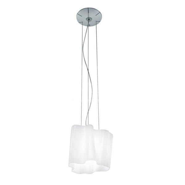 Artemide LOGICO MINI SUSPENSION - diffusore seta lucido