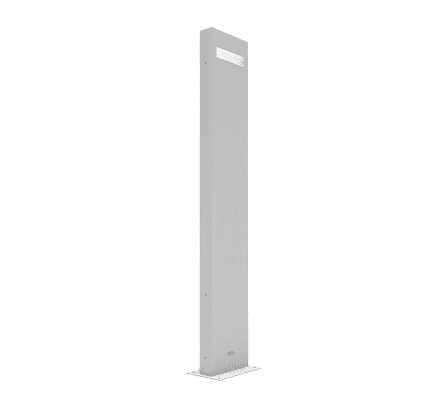 Artemide NUDA 100 - single-sided, grey/white RAL 9002