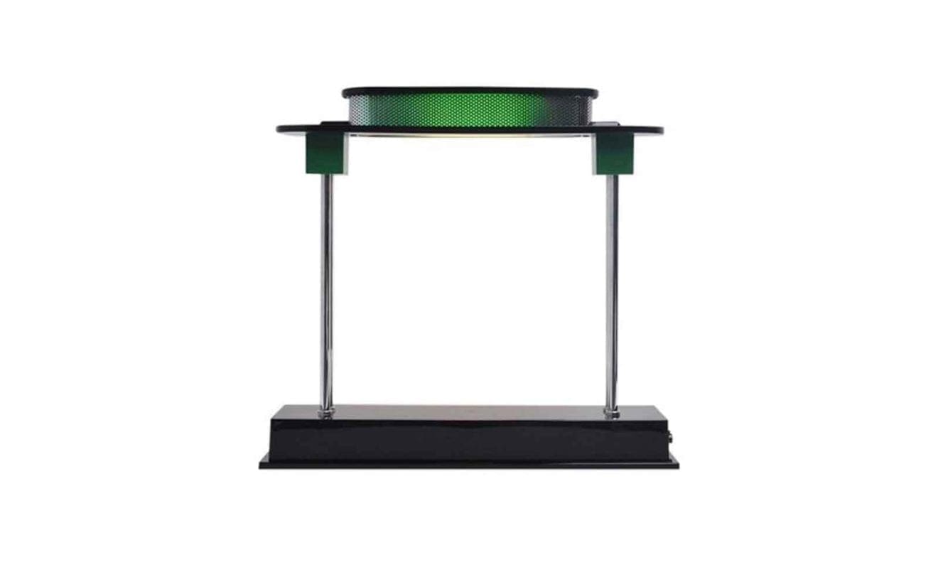 Artemide PAUSANIA LED TW -diffusore verde nero base nero aste cromo