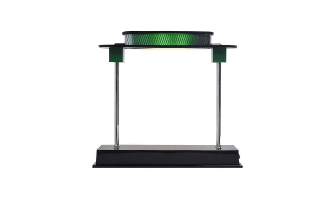 Artemide PAUSANIA LED TW -diffusore verde nero base nero aste cromo