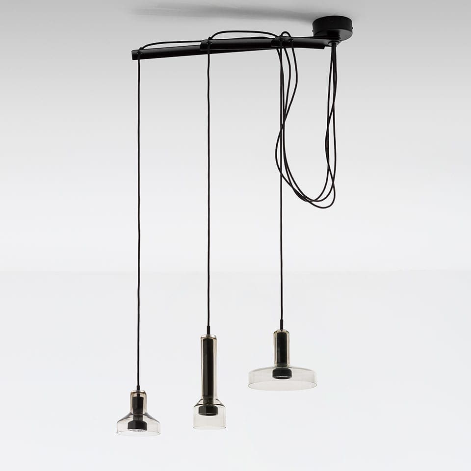 Artemide STABLIGHT - nero diffusore marrone